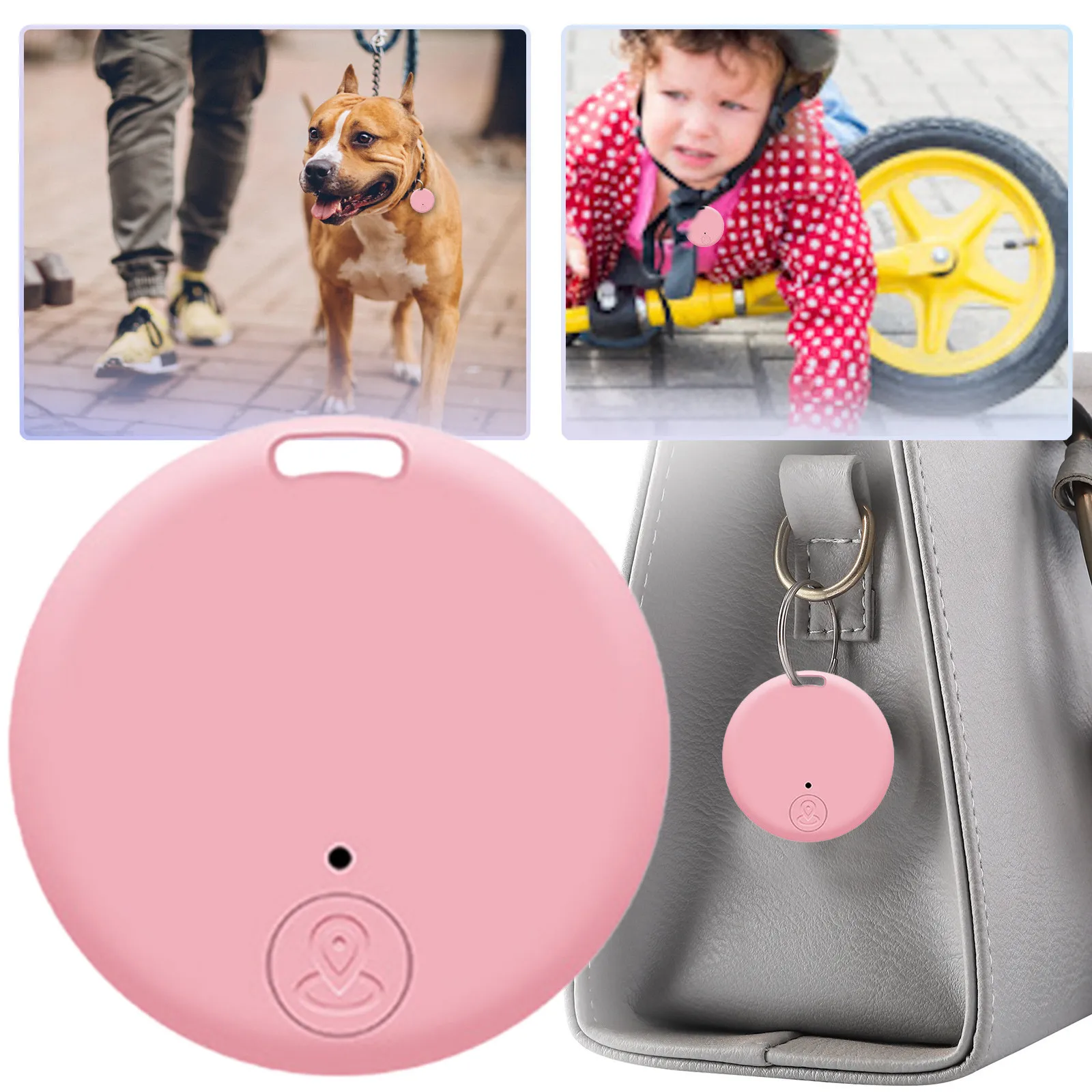 Mini GPS Locator AntiLost Alarm Wallet Keychain Smart Tag Bluetooth-Compatible Tracer Keychain Dog Pet Child Tracker Key Finder - Image 19